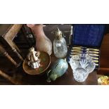 Selection of Collectables to include wine carafe 10 to 20