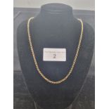 9ct gold chain. weighs 6.81 grams