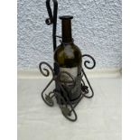 Wrought iron large wine pourer.