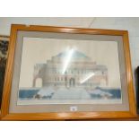 Large Edwardian pavilion picture of the royal Albert hall.