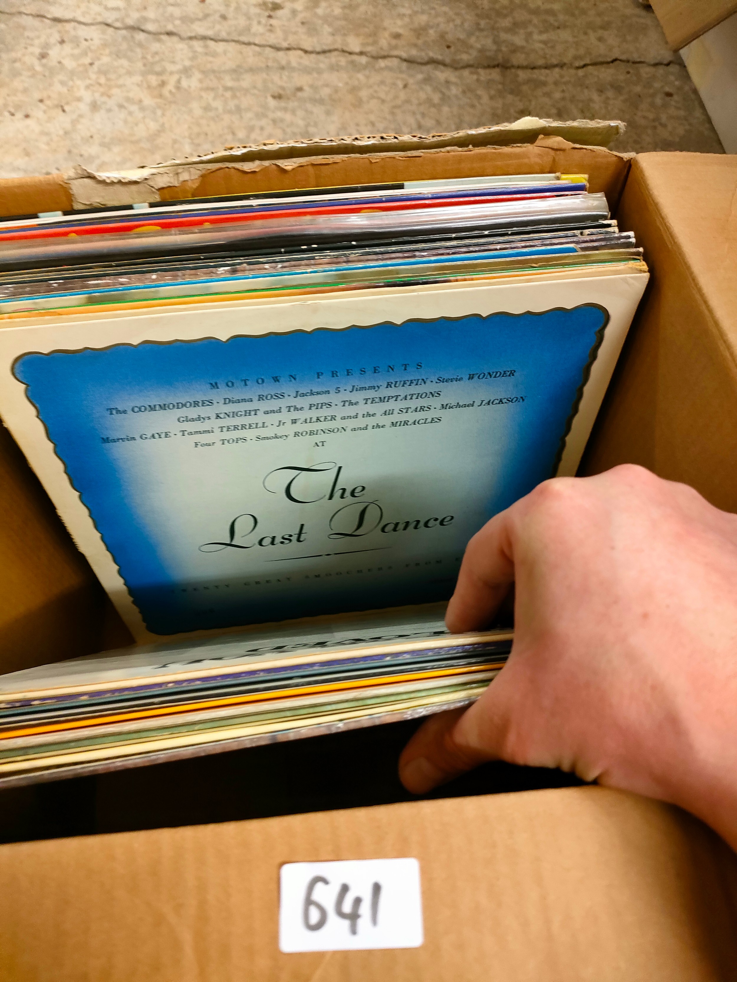 Box of records includes Fleetwood Mac , rod Stewart etc . - Image 2 of 2