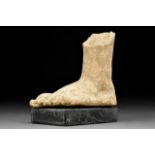 ETRUSCAN TERRACOTTA VOTIVE LEFT FOOT