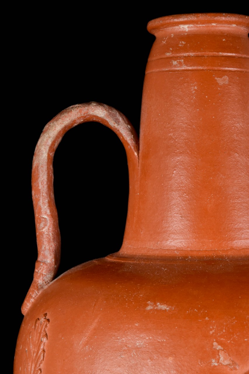 A ROMAN NORTH AFRICAN SLIPWARE AMPHORISKOS - Image 6 of 6