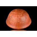 ROMAN TERRA SIGILLATA (SAMIAN WARE) INSCRIBED TO APOLLO