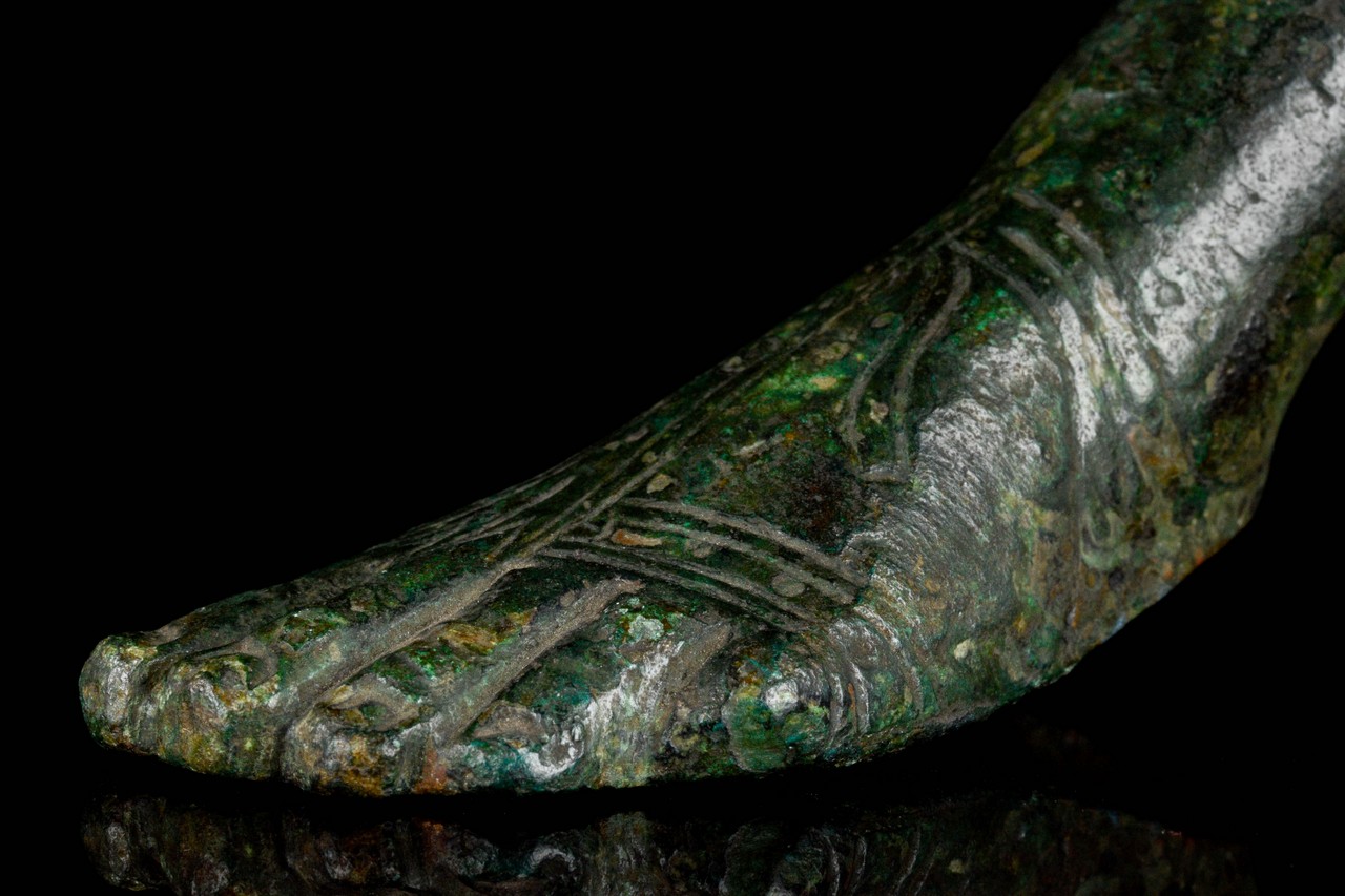 ROMAN BRONZE VOTIVE LEFT FOOT, ROMAN - Image 4 of 4