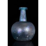 LARGE ROMAN GLASS FLASK