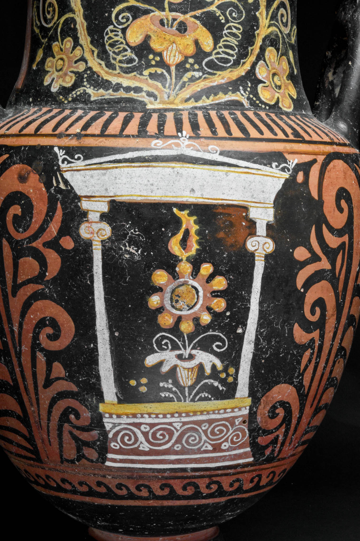 GREEK APULIAN RED-FIGURED VOLUTE KRATER - TL TESTED - Image 4 of 10