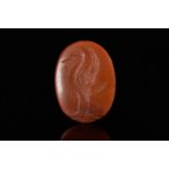 ROMAN CARNELIAN INTAGLIO OF A GOOSE