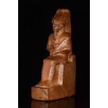 EGYPTIAN STONE FIGURE OF THE GOD OSIRIS