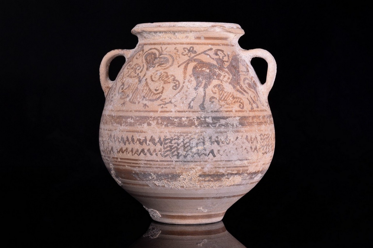 ANCIENT CELTIBERIAN POTTERY VESSEL