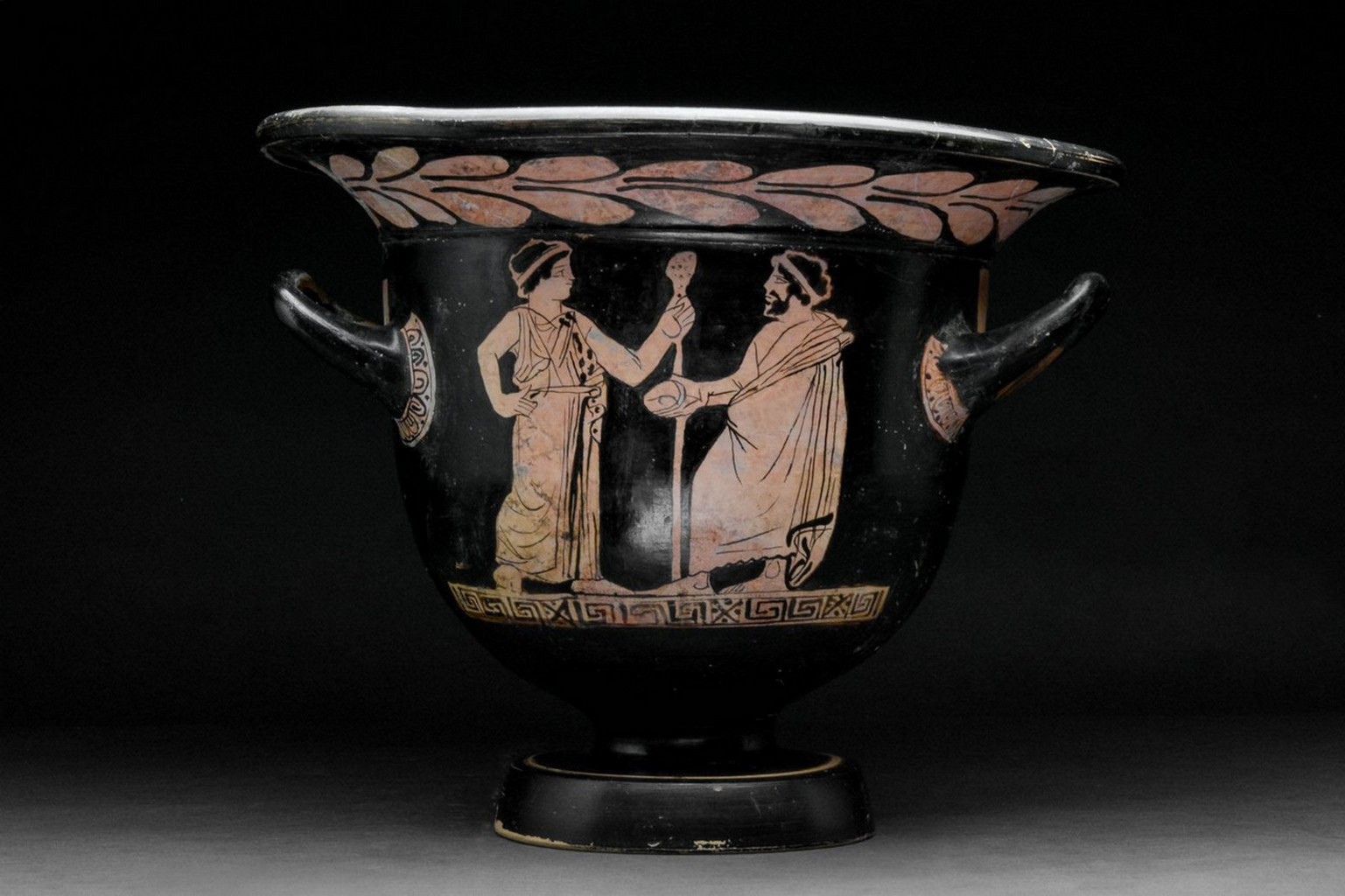 GREEK LUCANIAN RED-FIGURE BELL KRATER - TL TESTED - Image 2 of 11