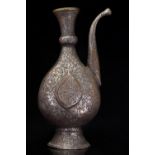 OTTOMAN OR SAFAVID COPPER TINNED EWER