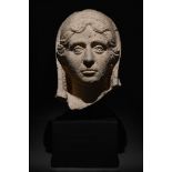 ROMAN MARBLE BUST OF A NOBLEWOMAN