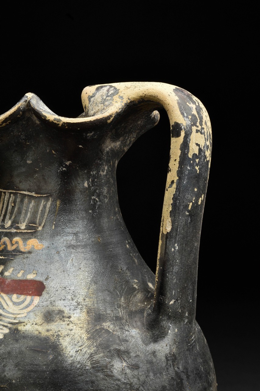 ANCIENT GREEK GNATHIAN TREFOIL OINOCHOE - Image 9 of 10