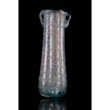 ANCIENT ROMAN GLASS DOUBLE BALSAMARIUM