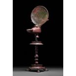ROMAN LAMP WITH MIRROR ON PRICKET STAND