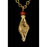 ROMAN GOLD PENDANT