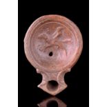 ROMAN TERRACOTTA OIL LAMP