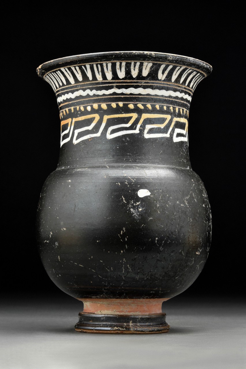 ANCIENT GREEK CAMPANIAN BLACK GLAZED OINOCHOE - Image 4 of 10