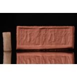 AKKADIAN AGATE CYLINDER SEAL