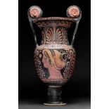 GREEK APULIAN RED-FIGURED VOLUTE KRATER - TL TESTED