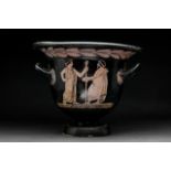 GREEK LUCANIAN RED-FIGURE BELL KRATER - TL TESTED