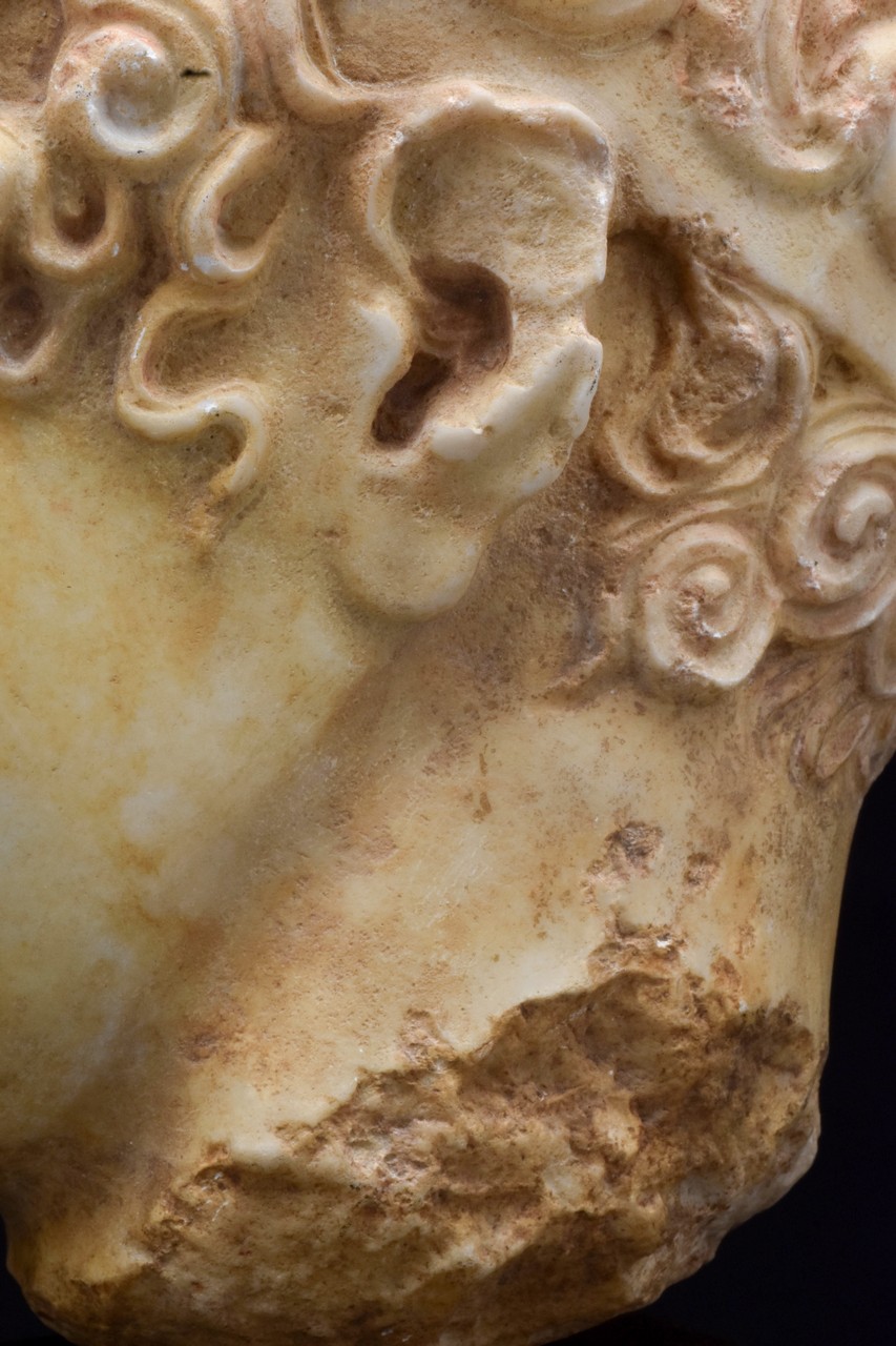 MARBLE HEAD OF APOLLO - Image 9 of 10