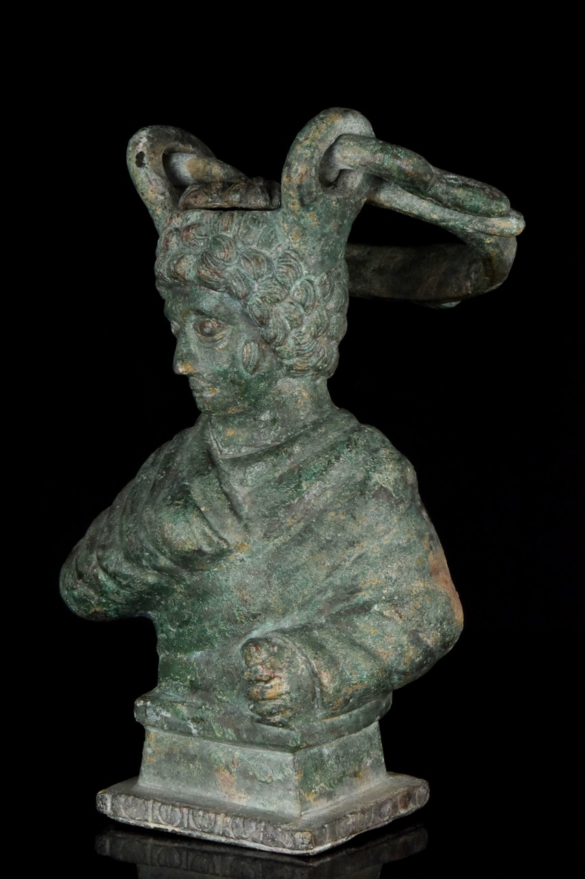 ROMAN BRONZE BALSAMARIUM - Image 2 of 5