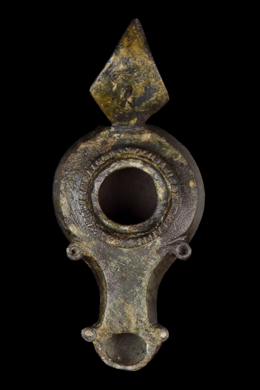 ROMAN BRONZE OIL LAMP