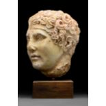 MARBLE HEAD OF APOLLO