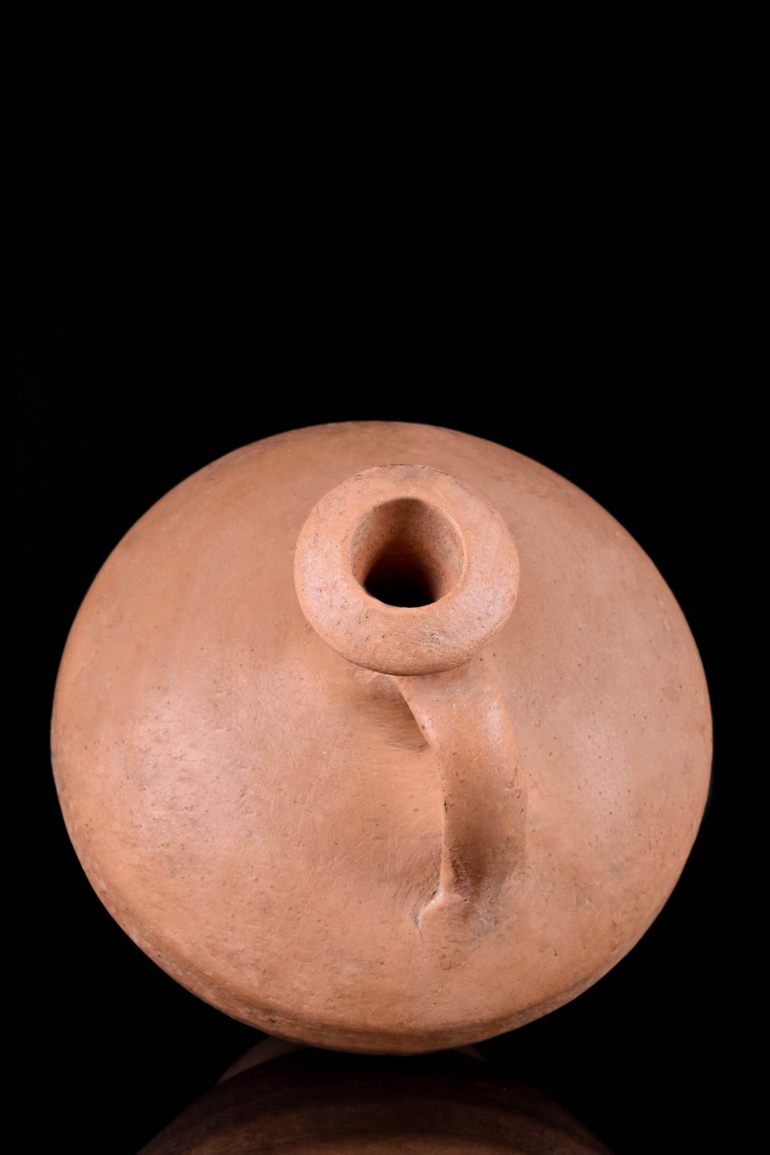 ROMAN TERRACOTTA WINE FLAGON - Image 5 of 7