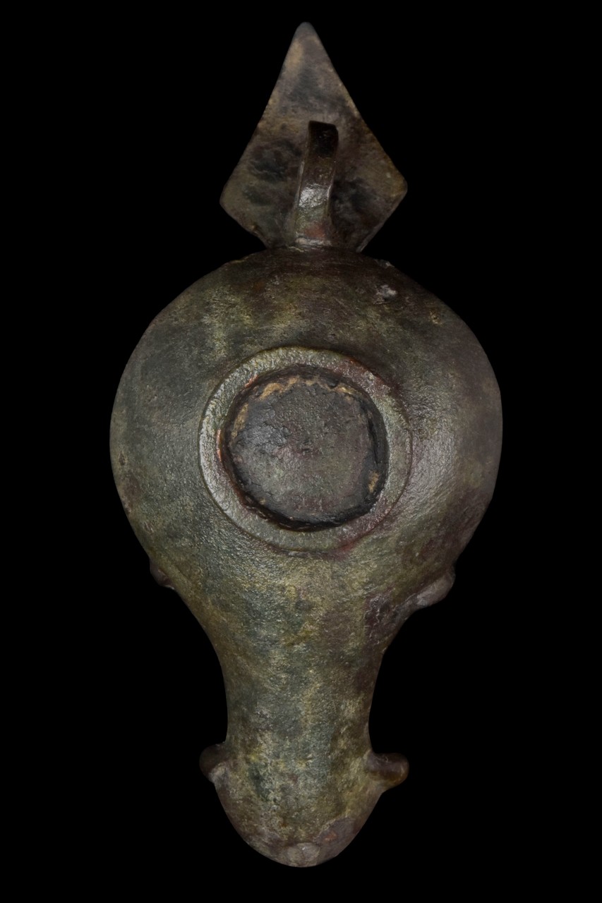 ROMAN BRONZE OIL LAMP - Image 2 of 4