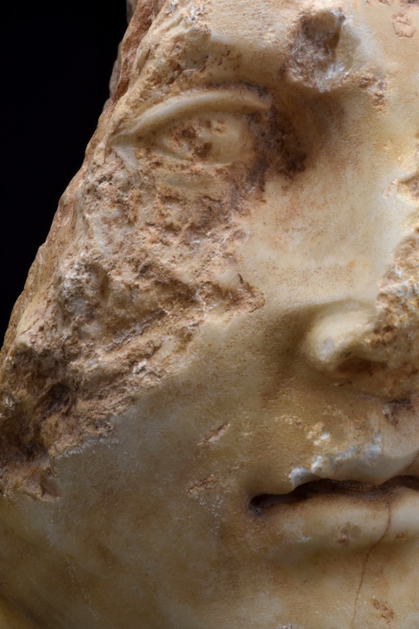 MARBLE HEAD OF APOLLO - Image 7 of 10