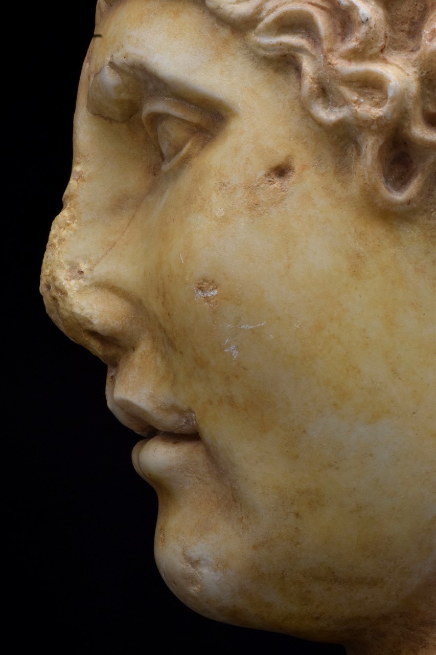 MARBLE HEAD OF APOLLO - Image 10 of 10