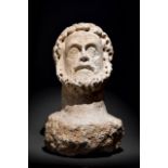 ROMAN MARBLE PORTRAIT OF CLODIUS ALBINUS