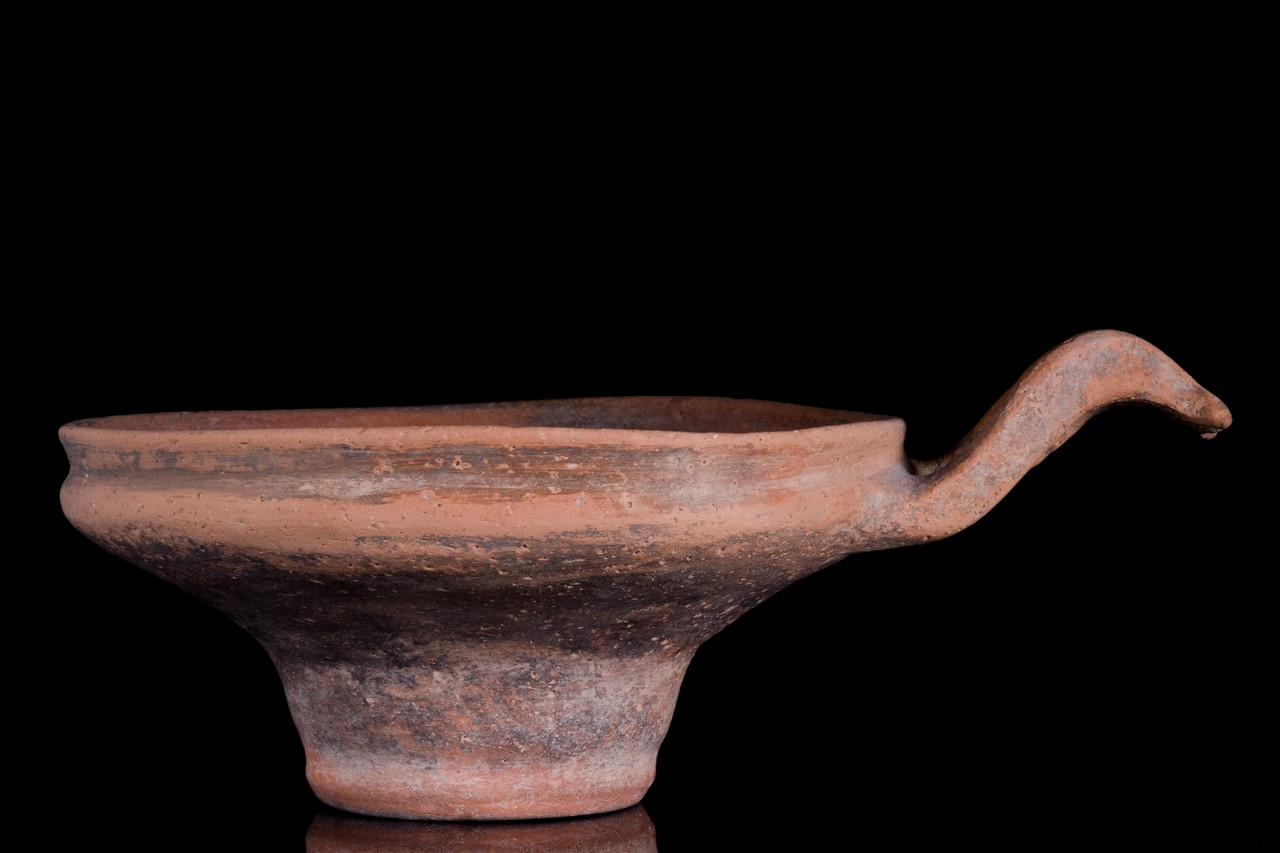 CYPRIOT POTTERY MILK BOWL - Image 2 of 6