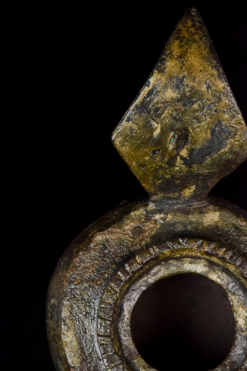 ROMAN BRONZE OIL LAMP - Image 4 of 4