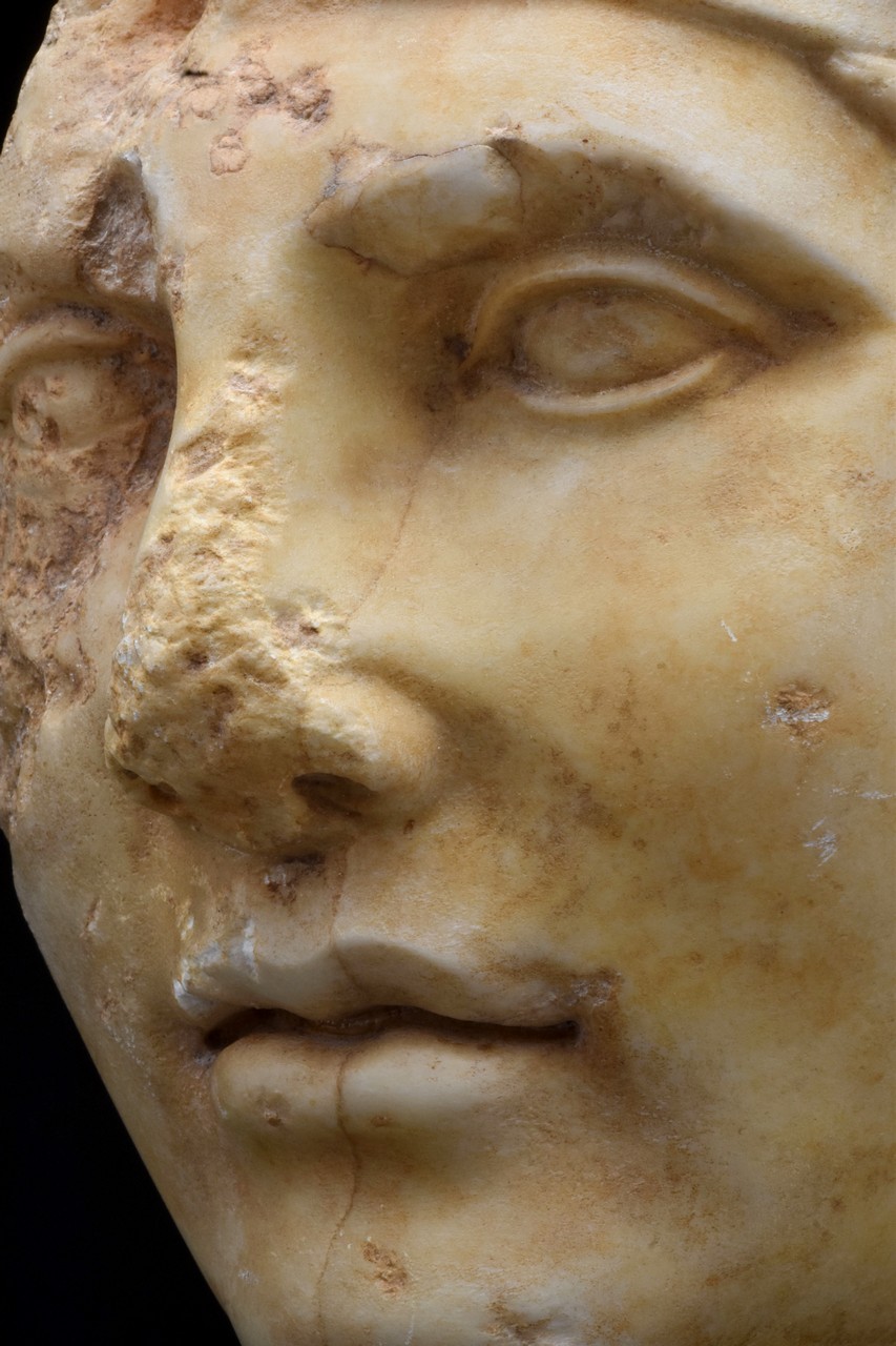 MARBLE HEAD OF APOLLO - Image 6 of 10