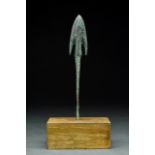 ANCIENT BRONZE ARROWHEAD