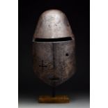MEDIEVAL IRON GREAT HELM