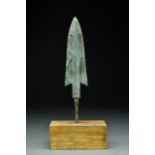 ANCIENT BRONZE ARROWHEAD