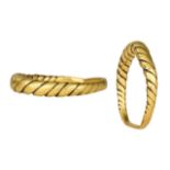 VIKING GOLD TWISTED RING