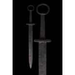 SCYTHIAN IRON ACINACES SWORD