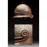 GREEK ATTIC BRONZE HELMET