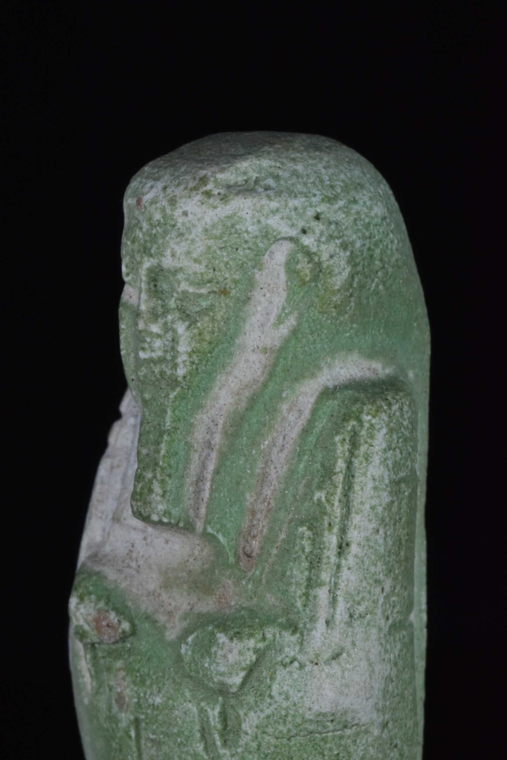 EGYPTIAN FAIENCE SHABTI FOR HOR UDJA - Image 5 of 5