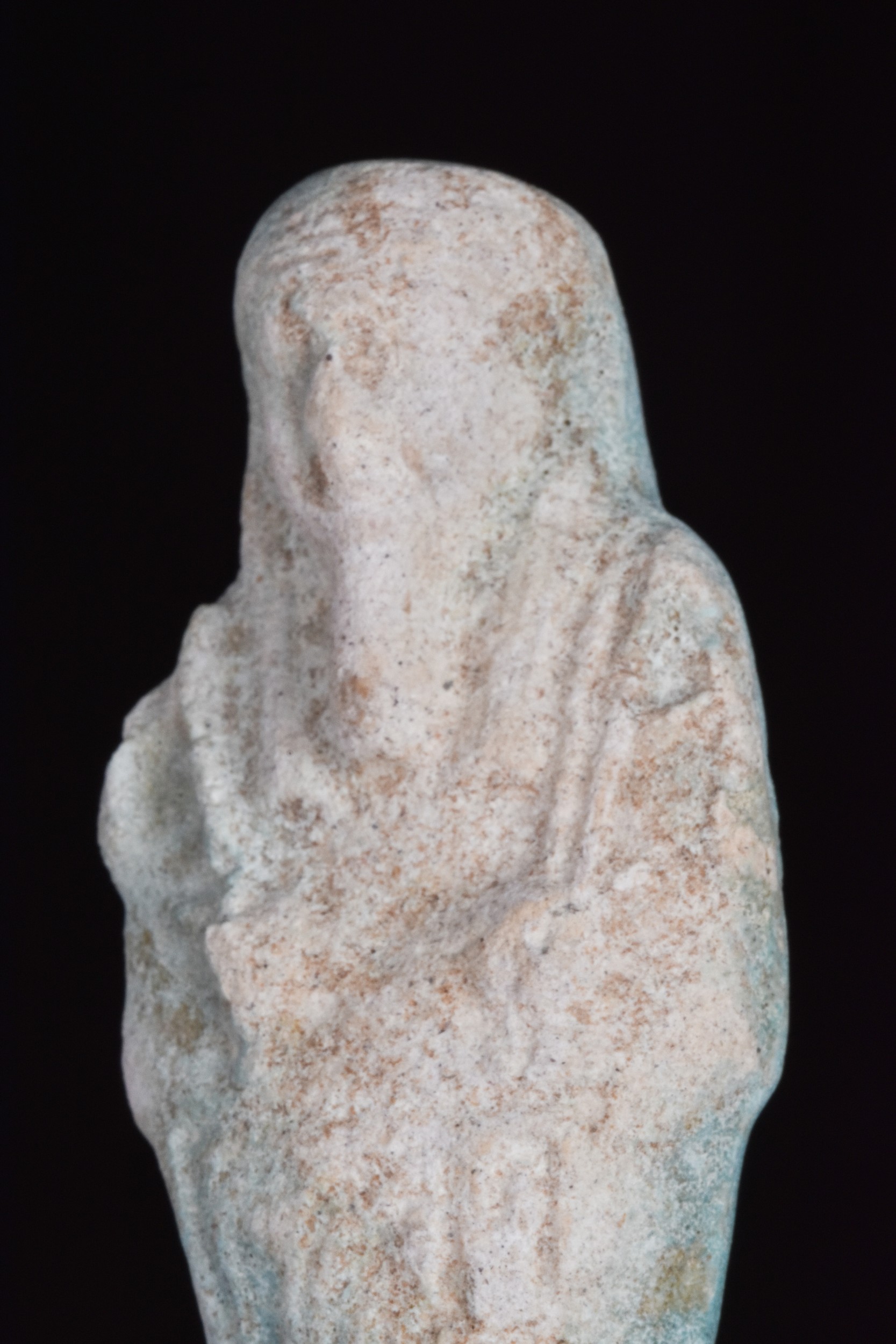 ANCIENT EGYPTIAN BLUE GLAZED SHABTI - Image 6 of 6