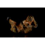 ROMAN BRONZE LEDA AND THE SWAN FIGURINE