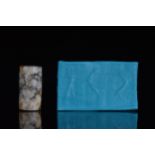 WESTERN ASIATIC HARDSTONE CYLINDER SEAL