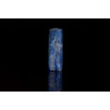 WESTERN ASIATIC LAPIS LAZULI CYLINDER SEAL