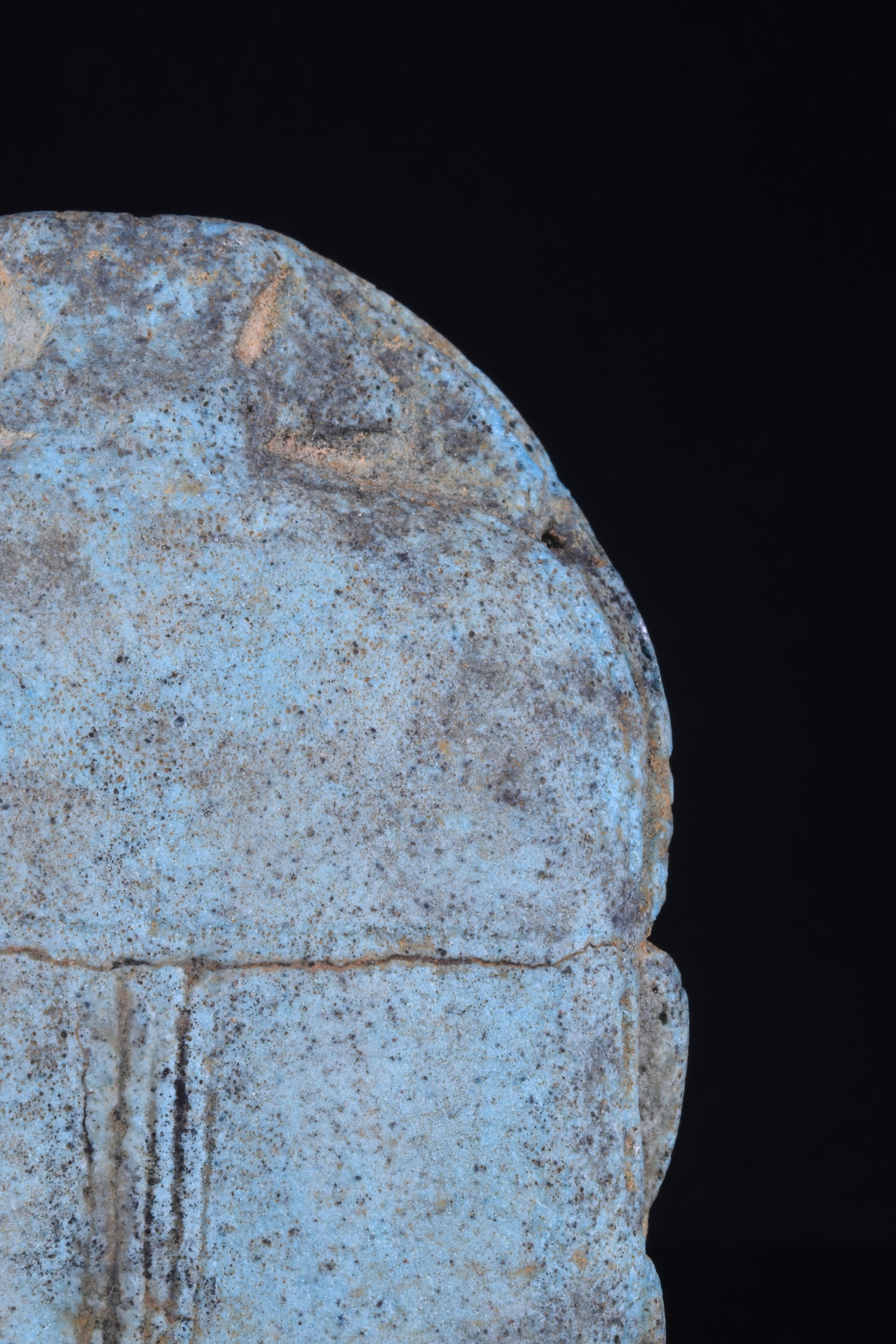 ANCIENT EGYPTIAN FAIENCE PECTORAL SCARAB - Image 5 of 5